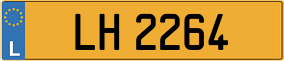 Truck License Plate